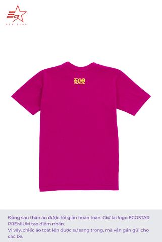 ECOSTAR, t-shirt garment dye , cổ tròn, Pink,TB-007-M5-I0005