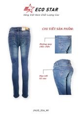 Quần Jeans Dài Nữ (JNUD-036-M1)