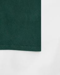 Áo phông nam Garment Dye form suông (Xanh lá)