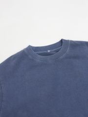 Áo phông nam Garment Dye form suông (Xanh dương)