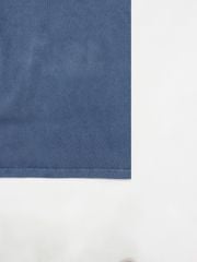 Áo phông nam Garment Dye form suông (Xanh dương)