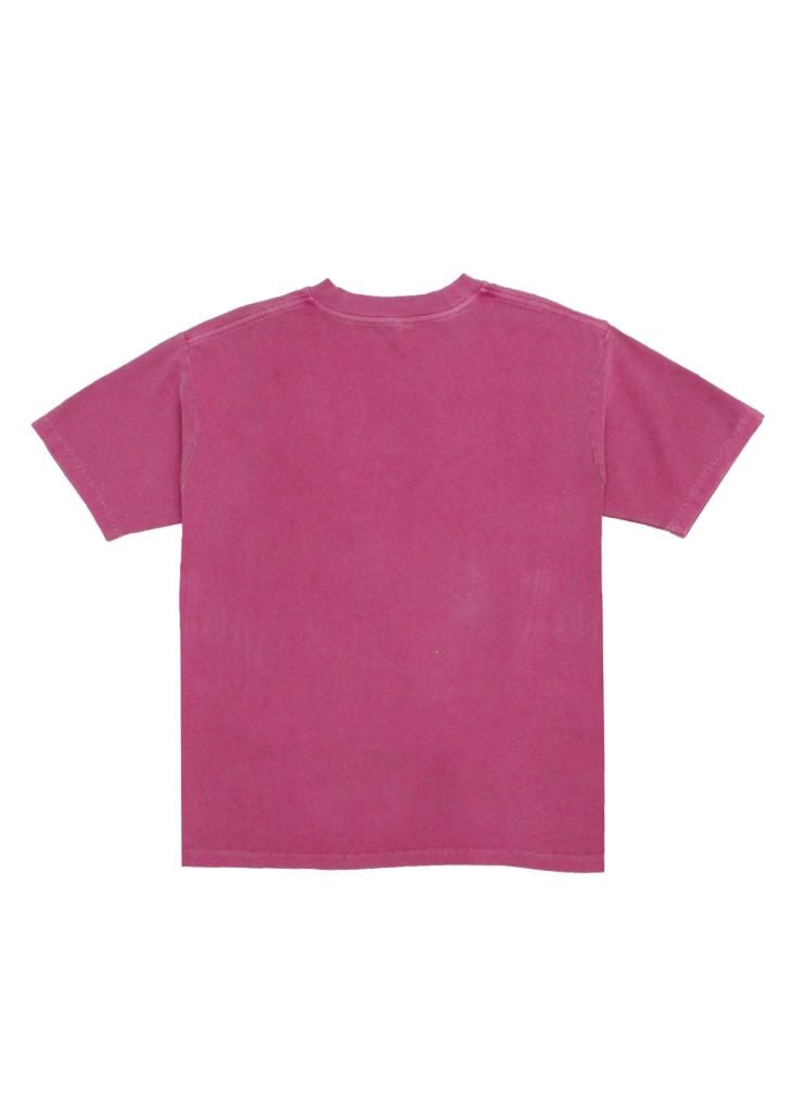 Áo phông nam Garment Dye form suông (Hồng)