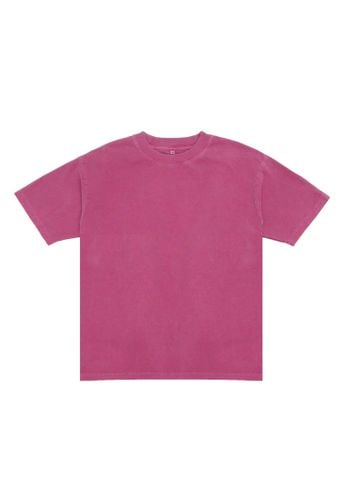 Áo phông nam Garment Dye form suông (Hồng)