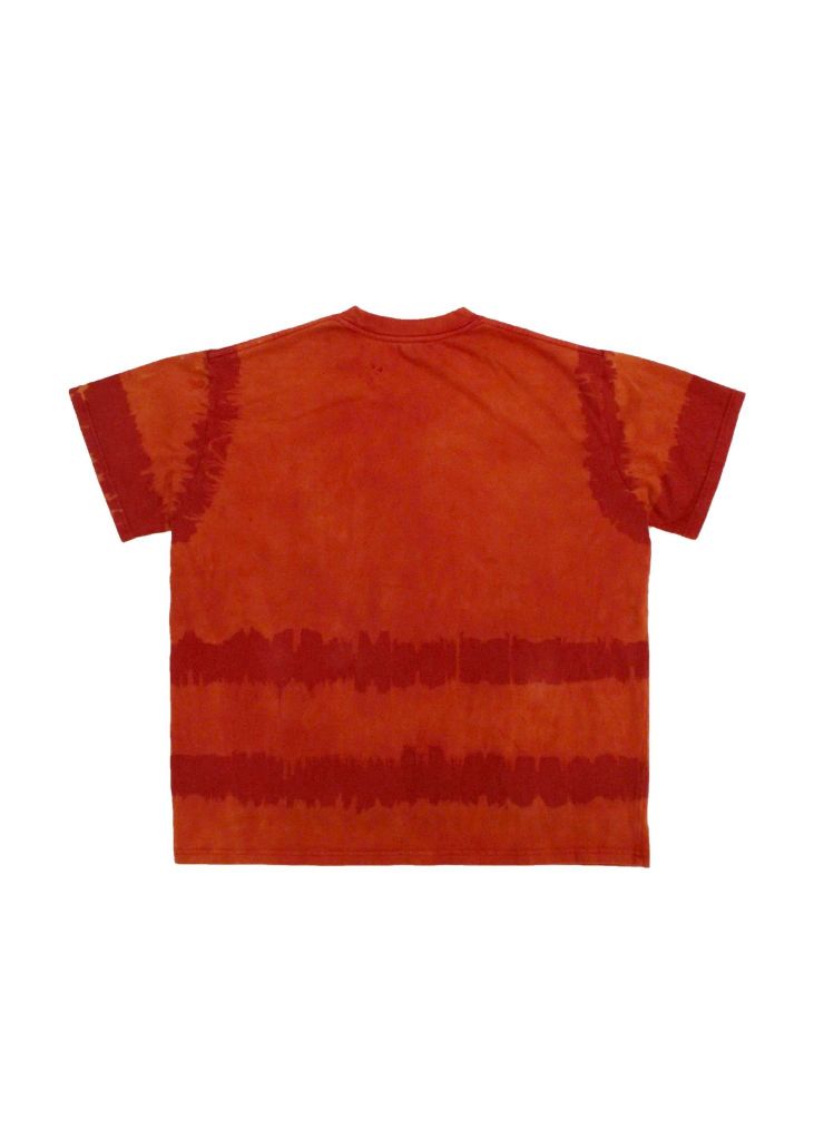 Áo phông nhuộm Tie Bleach form boxy  (Cam)