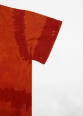 Áo phông nhuộm Tie Bleach form boxy  (Cam)