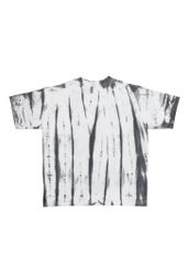 Áo phông nam Garment Dye phun đen form suông (Trắng đen)