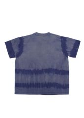 Áo phông nhuộm Tie Bleach form boxy  (Xanh navy)