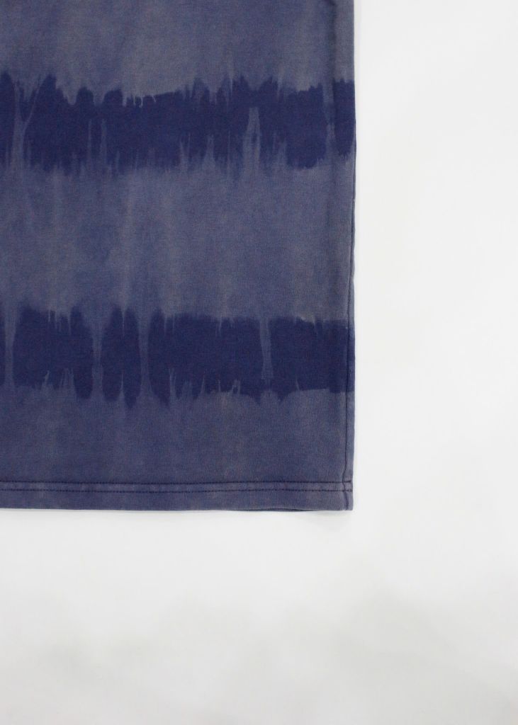 Áo phông nhuộm Tie Bleach form boxy  (Xanh navy)
