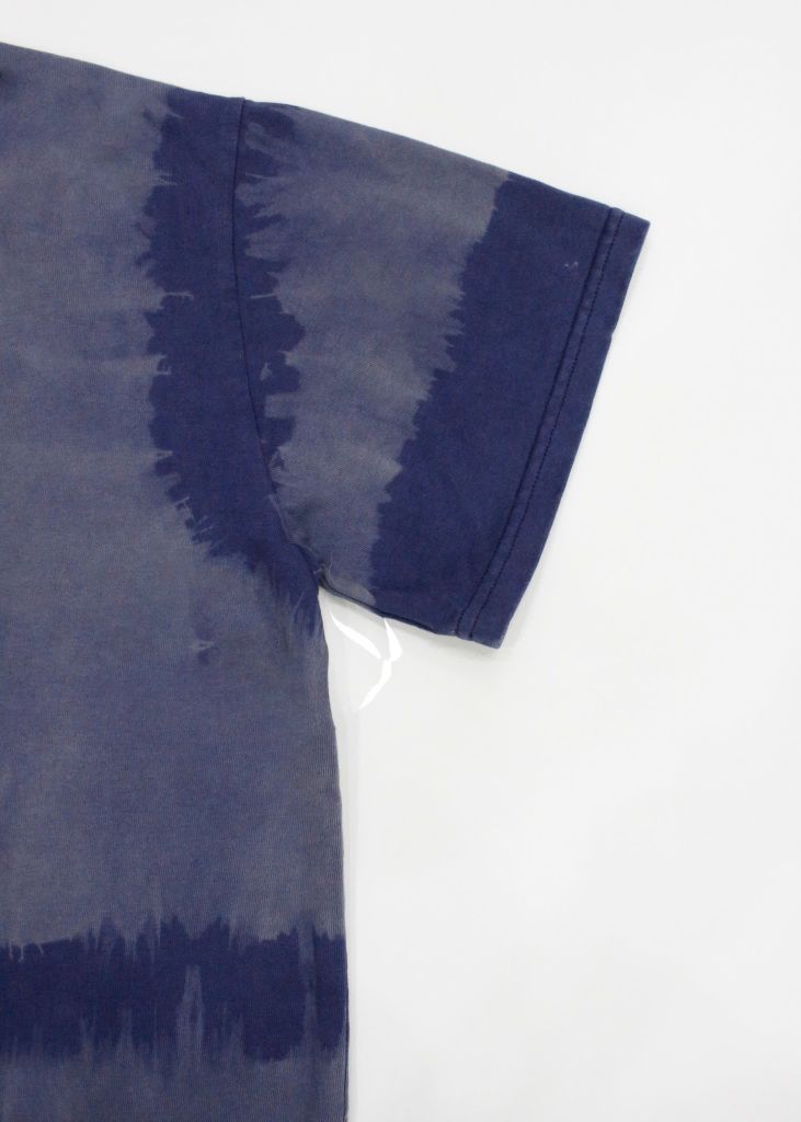 Áo phông nhuộm Tie Bleach form boxy  (Xanh navy)