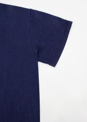 Áo phông nam Garment Dye form boxy (xanh navy)