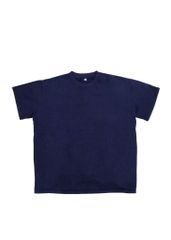 Áo phông nam Garment Dye form boxy (xanh navy)