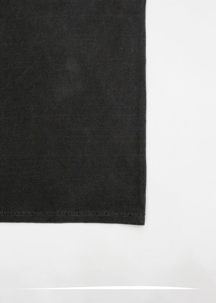 Áo phông nam Garment Dye có túi form boxy (đen xám)