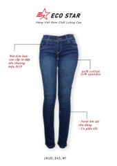 Quần Jeans Dài Nữ (JNUD-042)
