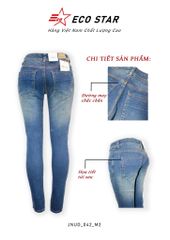 Quần Jeans Dài Nữ (JNUD-042)
