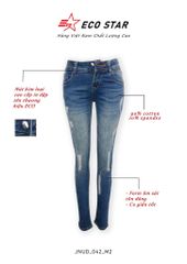 Quần Jeans Dài Nữ (JNUD-042)