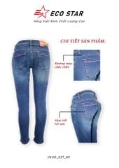 Quần Jeans Dài Nữ (JNUD-027)