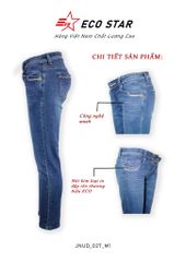 Quần Jeans Dài Nữ (JNUD-027)