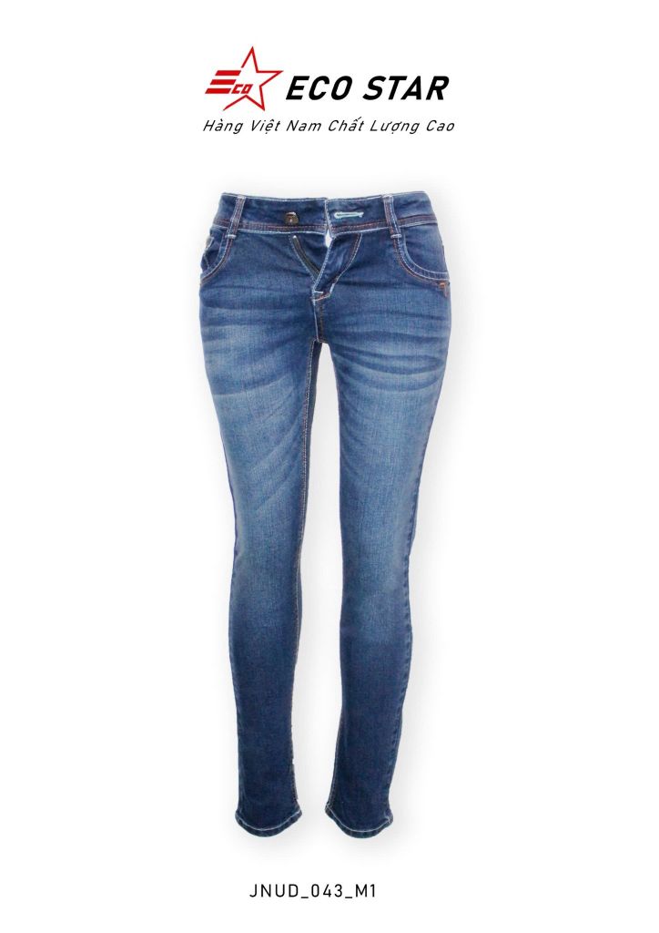 Quần Jeans Dài Nữ (JNUD-043)