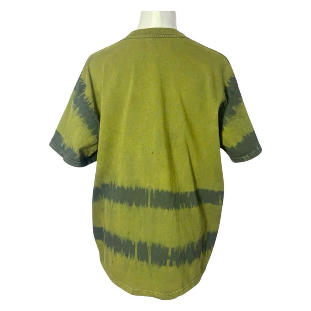 Áo phông nhuộm Tie Bleach form boxy (Xanh lá)