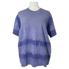 Áo phông nhuộm Tie Bleach form boxy  (Xanh navy)