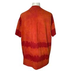 Áo phông nhuộm Tie Bleach form boxy  (Cam)