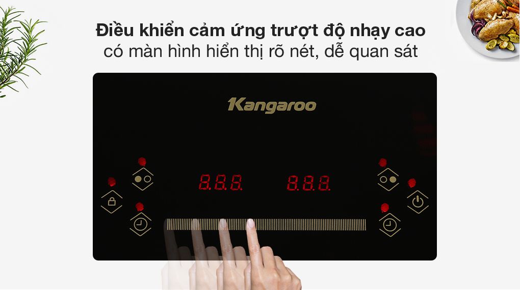 Bếp từ đôi lắp âm Kangaroo KG851i