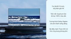 Smart Tivi QLED Samsung 4K 75 inch QA 75Q65R