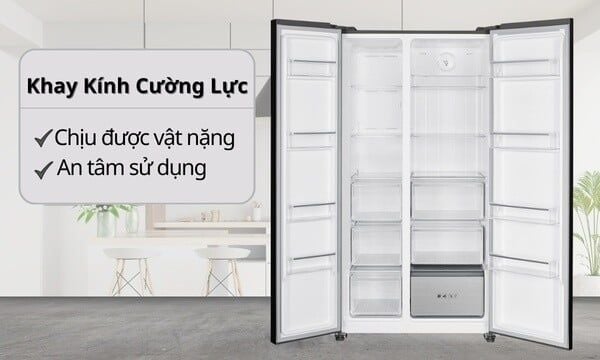 Tủ lạnh Sharp Inverter 532 lít SJ-SBX530V-SL