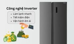 Tủ lạnh Sharp Inverter 532 lít SJ-SBX530V-SL