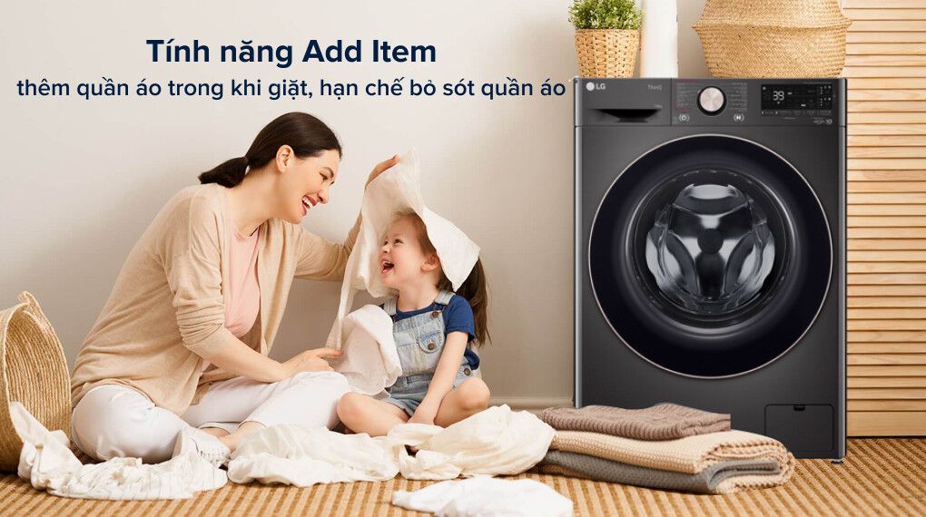 Máy giặt lồng ngang LG Inverter 14Kg FV1414S3BA