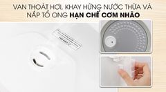 Nồi cơm điện nắp gài Sharp 1.8 lít KS-183TJV-CH