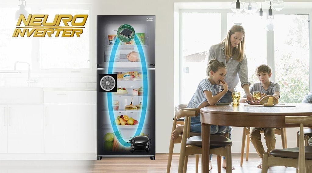 Tủ Lạnh Mitsubishi MR-WX52D-F 506 Lít Inverter