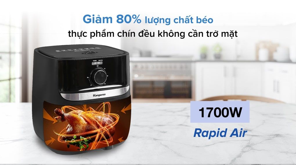 Nồi chiên không dầu Kangaroo KG6AF1 6 lít