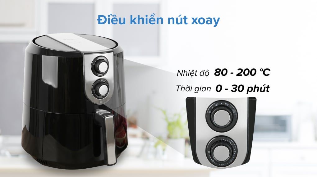 Nồi chiên không dầu Kangaroo KG55AF1 5.2 lít