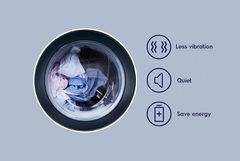 Máy sấy bơm nhiệt Heatpump Inverter Electrolux 8Kg EDH803Q7WB