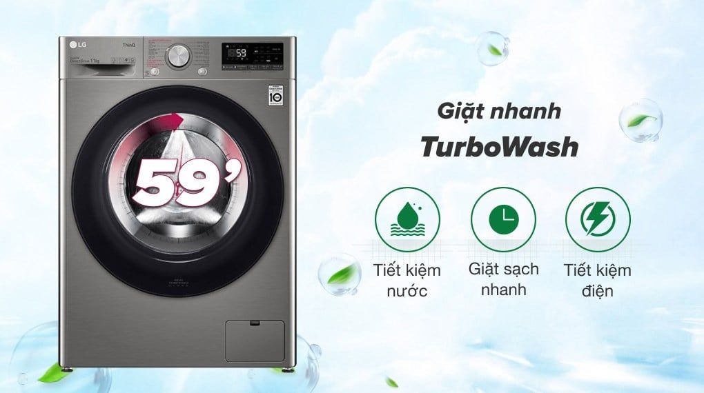 Máy giặt LG AI DD Inverter 11 kg FV1411S4P