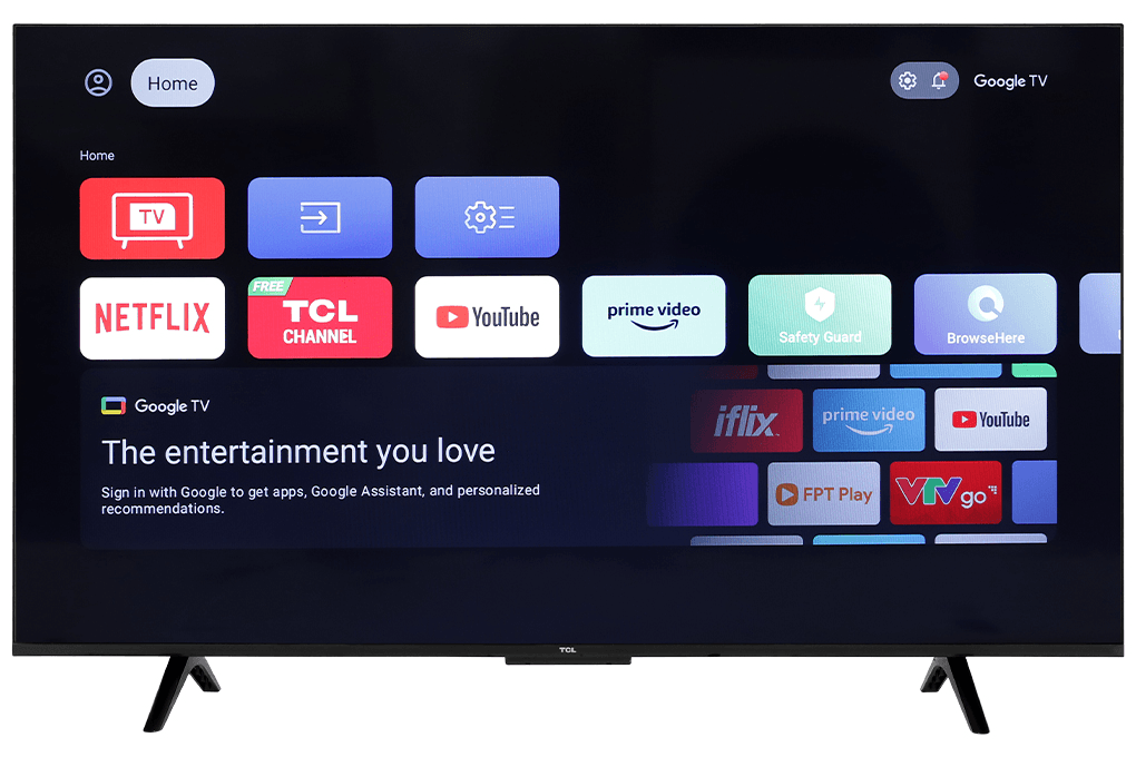 Google Tivi TCL 50 Inch 4K UHD 50P79B