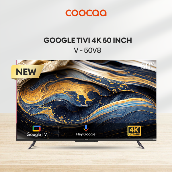 Google Tivi Coocaa 50V8 4K 50 inch