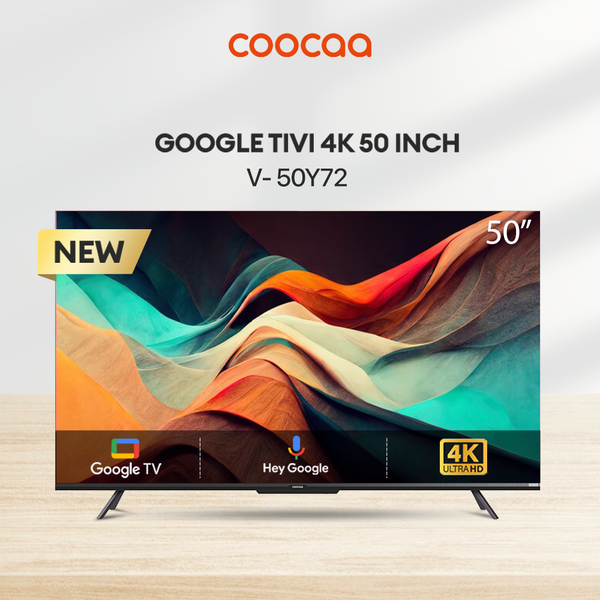 Google Tivi Coocaa 50Y72 4K 50 inch