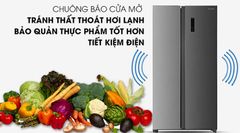 Tủ lạnh SBS Sharp Inverter 442L SJ-SBX440V-SL