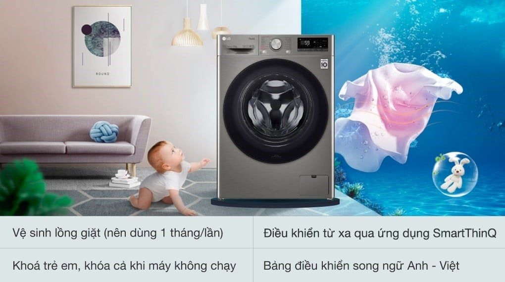 Máy giặt LG AI DD Inverter 11 kg FV1411S4P
