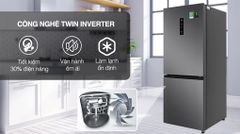 Tủ lạnh Aqua Inverter 260 Lít AQR-B306MA(HB)