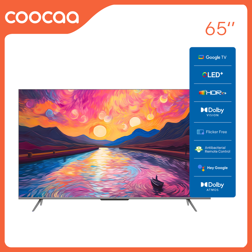 Google Tivi Coocaa 65Y72 Pro 4K QLED 65 inch
