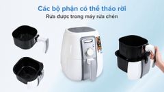 Nồi chiên không dầu Sunhouse SHD4023W 3 lít