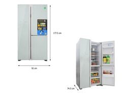 Tủ lạnh Hitachi Inverter 600 lít R-FM800PGV2 GS