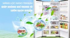 Tủ lạnh Hitachi Inverter 600 lít R-FM800PGV2 GS