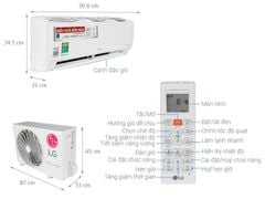 Điều hòa LG 2 chiều Inverter 2HP-18.000BTU B18END1