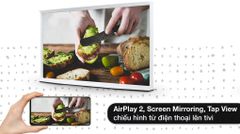 Smart Tivi Kiểu Chữ I Có Chân The Serif QLED Samsung 4K 55 inch QA 55LS01BA