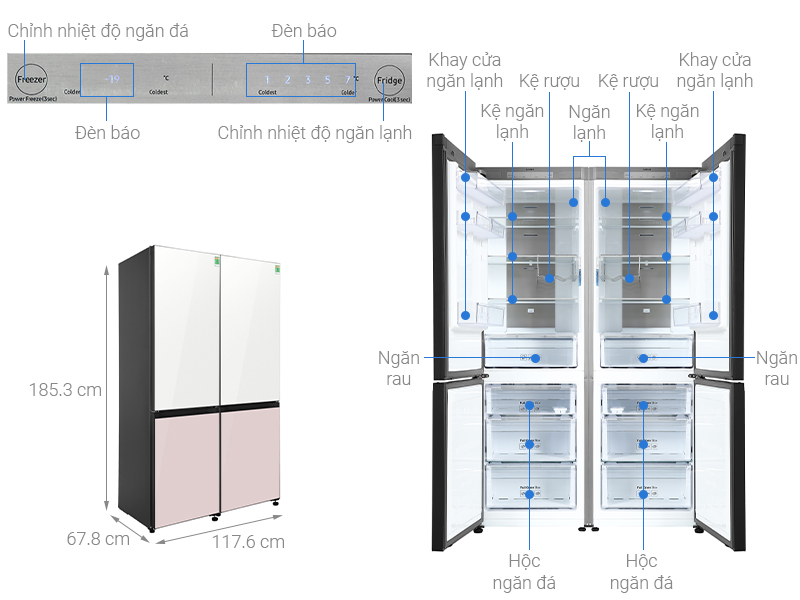 Combo 2 Tủ lạnh Samsung RB33T307055/SV