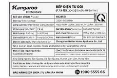 Bếp từ đôi lắp âm Kangaroo KG855i